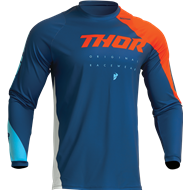 THOR YOUTH SECTOR EDGE JERSEY 2023 COLOUR NAVY/ORANGE