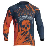 THOR YOUTH SECTOR GNAR JERSEY COLOUR ORANGE/BLUE