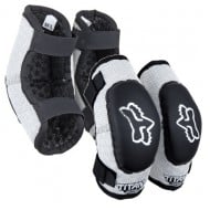 FOX YOUTH ELBOW GUARD PEEWEE TITAN BLACK/SILVER 2023 COLOUR - SIZE S-M (4-7 YEARS)