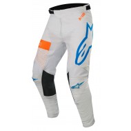OFFER ALPINESTARS RACER TECH ATOMIC PANTS COLOR COOL GRAY / MID BLUE / ORANGE FLUO #STOCKCLEARANCE