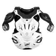 LEATT FUSION 3.0 FULL CHEST PROTECTOR AND NECK BRACE 2022 WHITE COLOUR