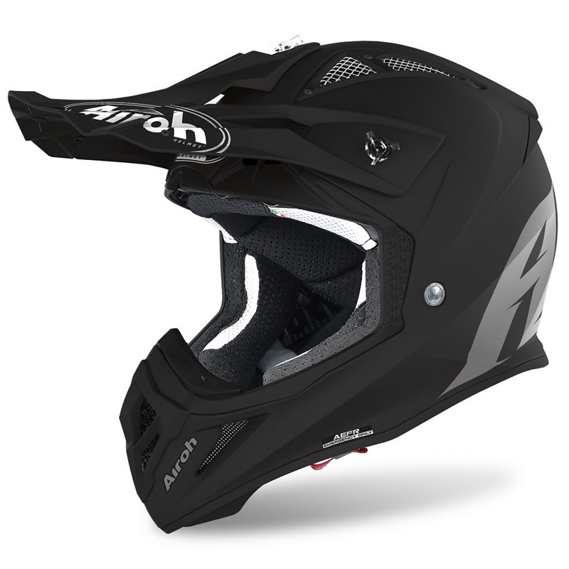AIROH AVIATOR HELMET ACE 2022 BLACK MATT COLOUR AVA11 - MotocrossCenter.com
