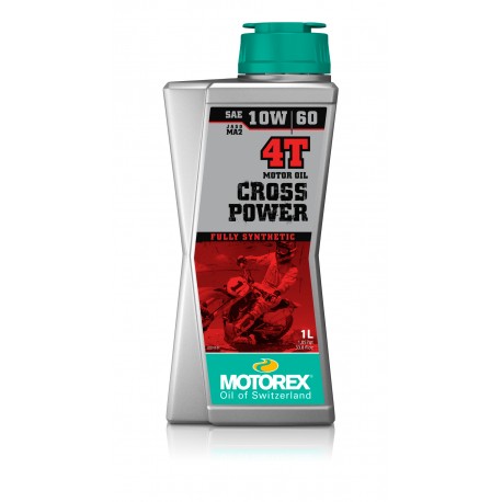 MOTOREX CROSS POWER 4T 10W60 SYNTHETIC MOTOR OIL 1L