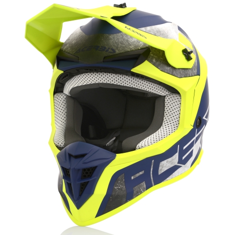 CASCO ACERBIS LINEAR 2021 COLOR AMARILLO / AZUL #IDEAREGALO 0024473.274 -  MotocrossCenter.com