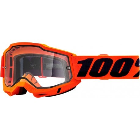 2021 100% por ciento accuri 2 naranja flúor MX Motocross Enduro Cross gafas MTB BMX 