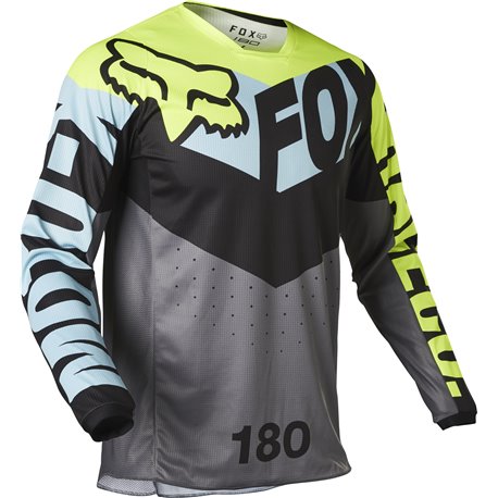 CAMISETA FOX 180 TRICE 2022 COLOR VERDE AZULADO #LIQUIDACIONSTOCK 26728-176  - MotocrossCenter.com