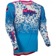 MOOSE AGROID JERSEY COLOUR BLUE/PINK/WHITE