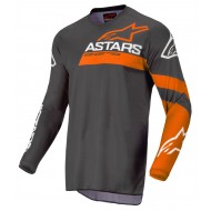 ALPINESTARS FLUID CHASER JERSEY COLOUR ANTHRACITE / CORAL FLUO